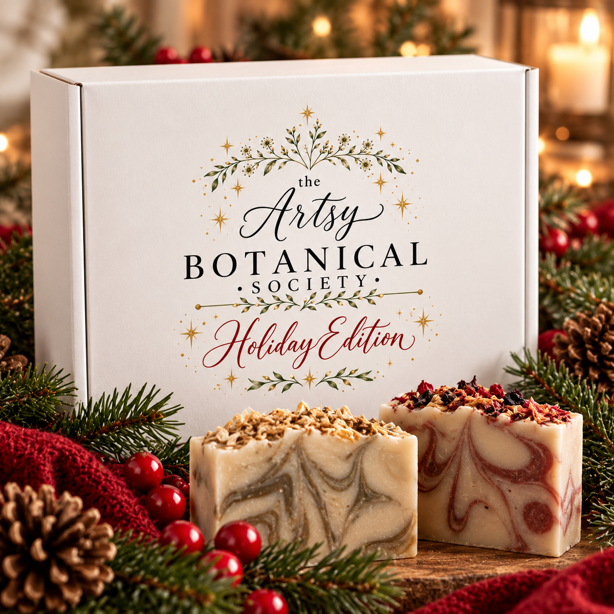 The Artsy Botanical Society Holiday Edition box